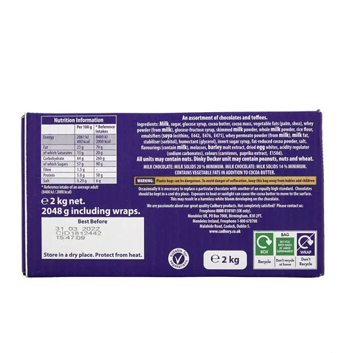 【2024 Flash Sale + Free Shipping】Cadbury Heroes Chocolate Bulk 2 KG Sharing Box