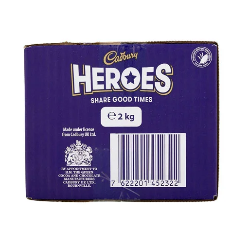 【2024 Flash Sale + Free Shipping】Cadbury Heroes Chocolate Bulk 2 KG Sharing Box